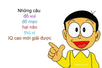 15 câu đố hài - IQ cao mới giải được 15 câu đố hài - IQ cao mới giải được