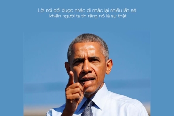 Lời nói dối được nhắc đi nhắc lại nhiều lần sẽ khiến người ta tin rằng nó là sự thật Lời nói dối được nhắc đi nhắc lại nhiều lần sẽ khiến người ta tin rằng nó là sự thật