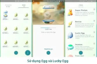 Tất tần tật về Egg và Lucky Egg trong Pokemon Go